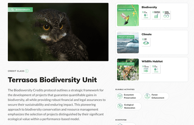 Habitat Conservation — Biodiversity credit protocol for financing projects with transparency and integrity.
