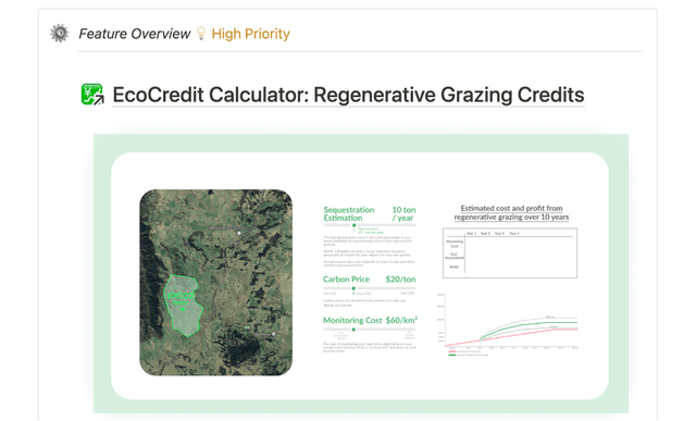 Regenerative Land Projects — Scaling funding through accessible environmental forecasting.

